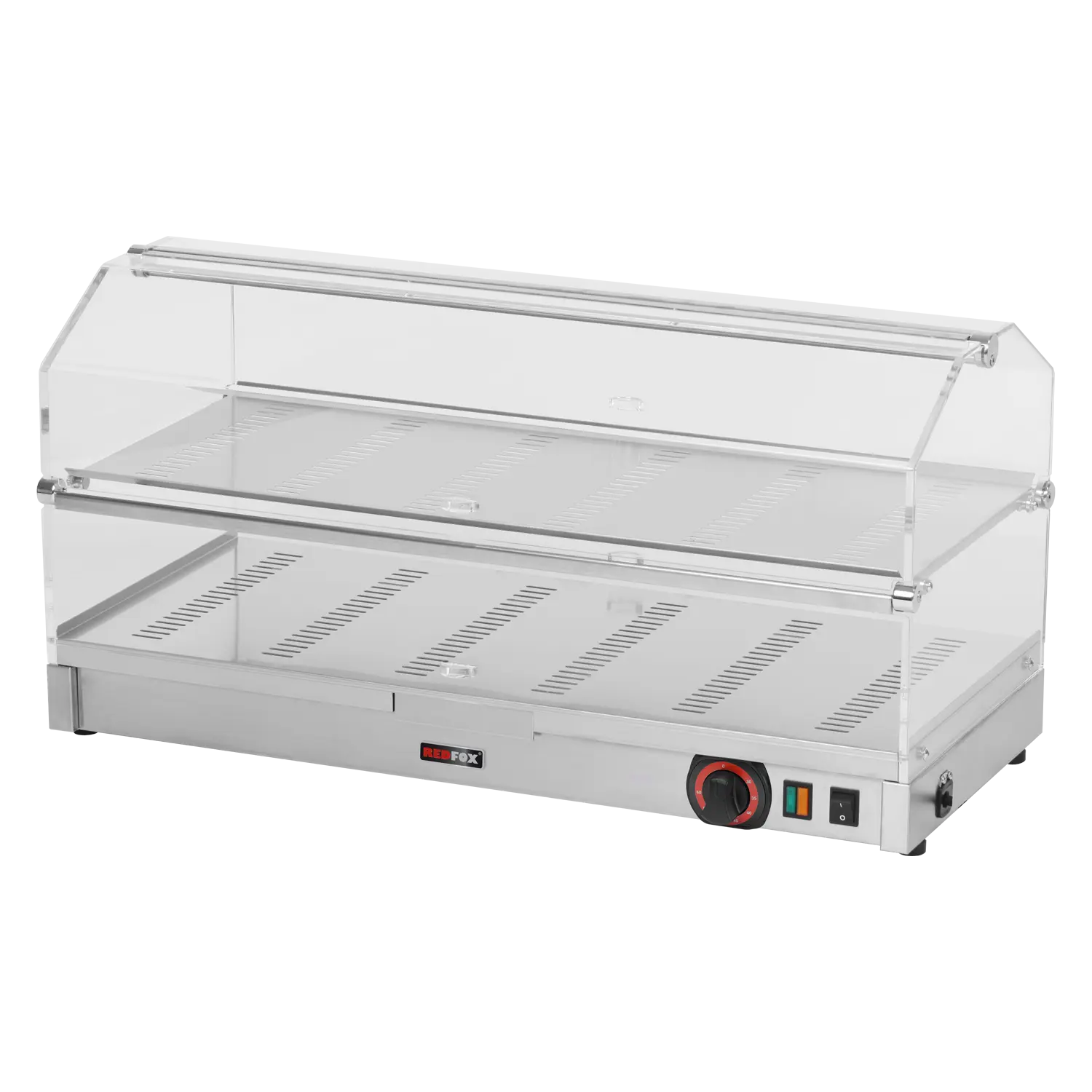 Vitrínka vyhřívaná dvoupatrová 80x35 | REDFOX - VEC 820