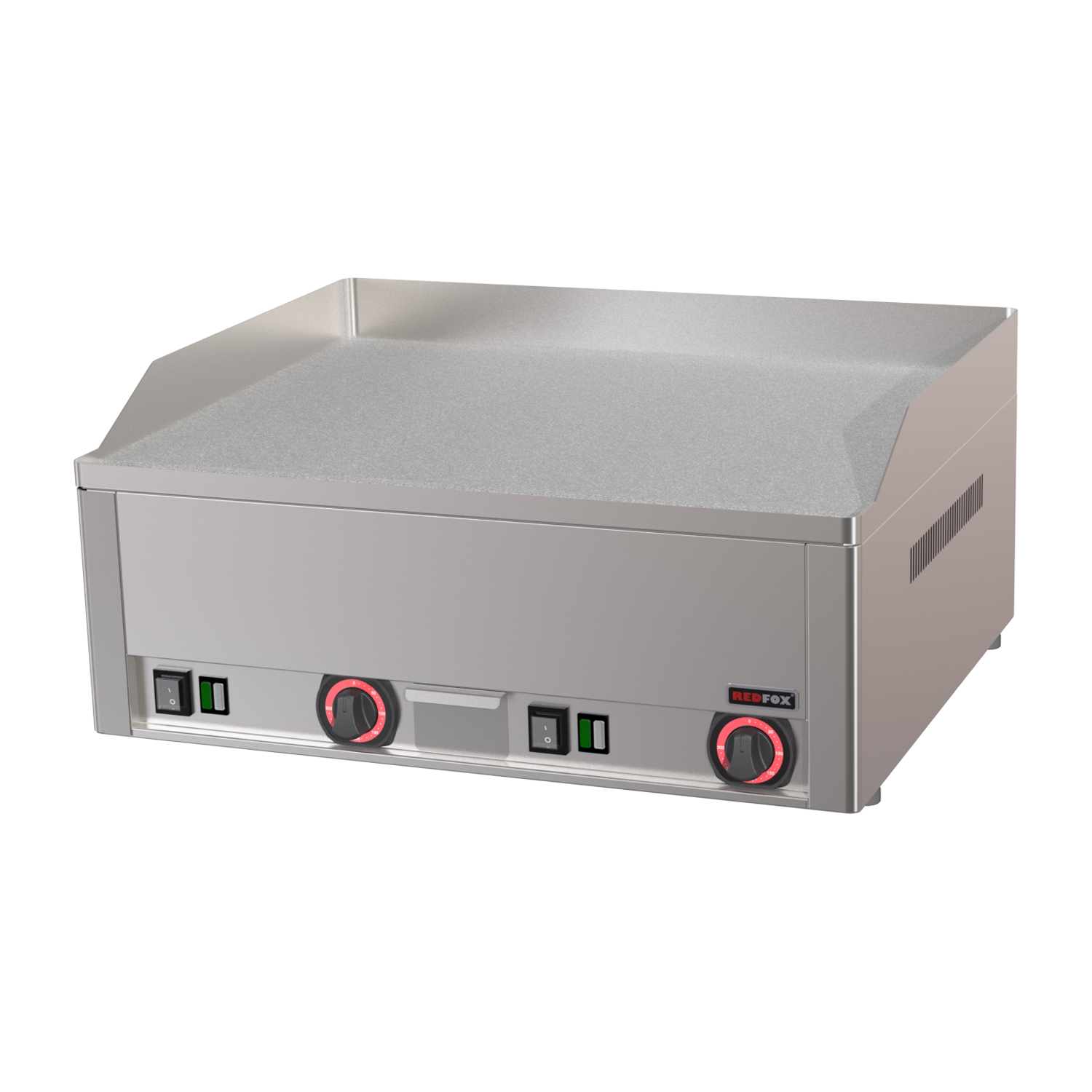 Grilovací deska 65x48 elektrická durable chrom hladká stolní 400 V | REDFOX - FTHC 60 E