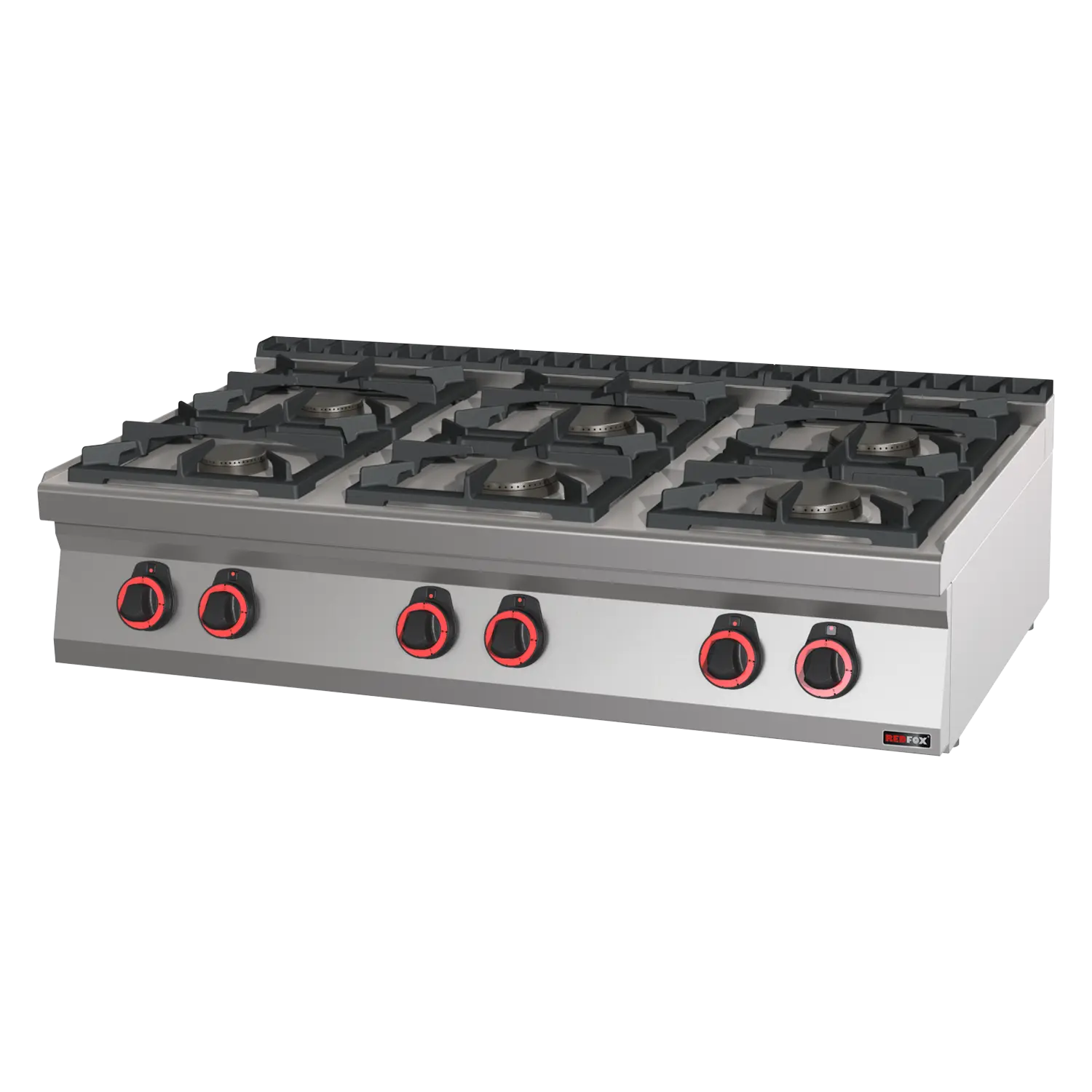 Sporák plynový 6x hořák ECO bez podestavby | REDFOX - SPB 70/012 G