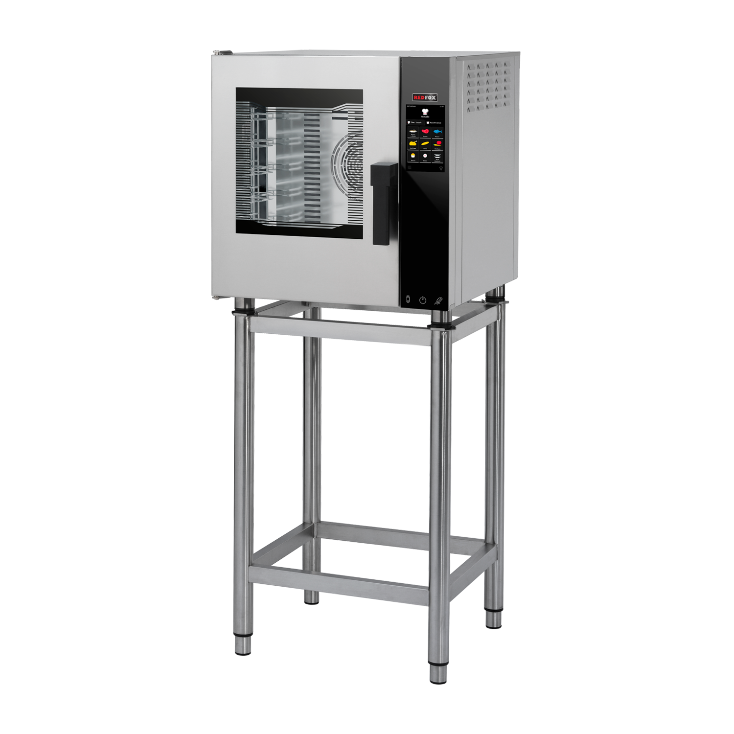 Konvektomat elektrický zesílená verze nástřik dotykový barevný automatické mytí levé dveře 5x GN 2/3 | REDFOX - MPDN 0523 X ELAM