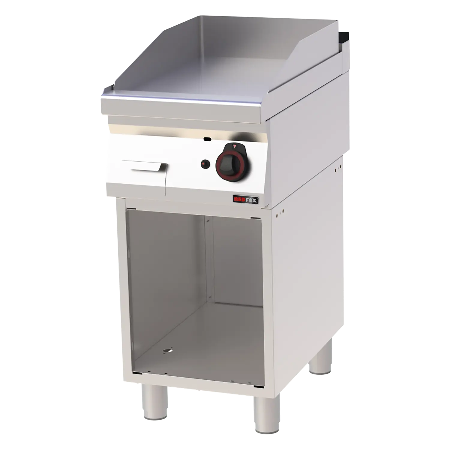 Grilovací deska 40x51 plynová hladká s podestavbou | REDFOX - FTH 70/40 G