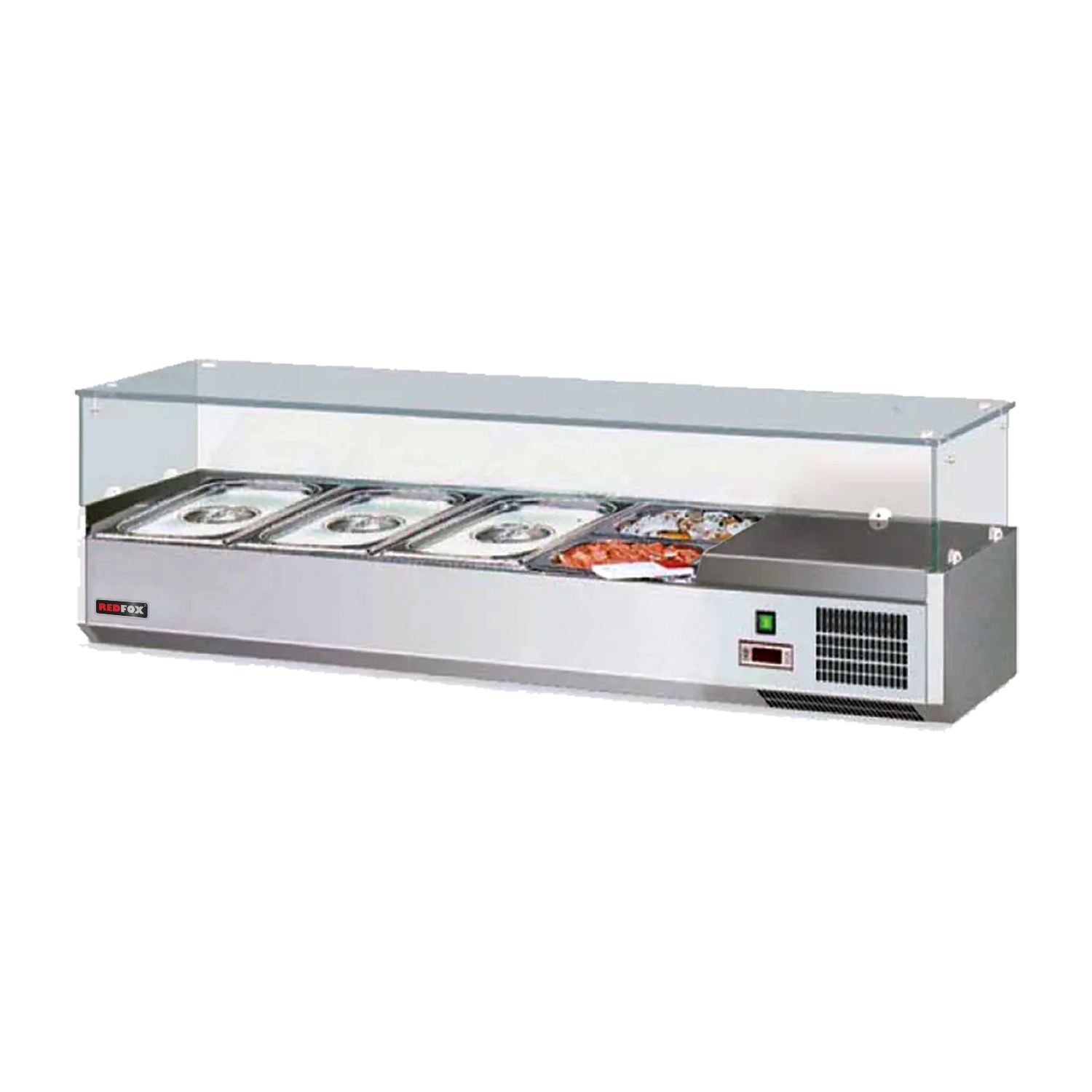 Vitrína chladicí GN 1/3 pultová 120 cm | REDFOX - VCH 3120