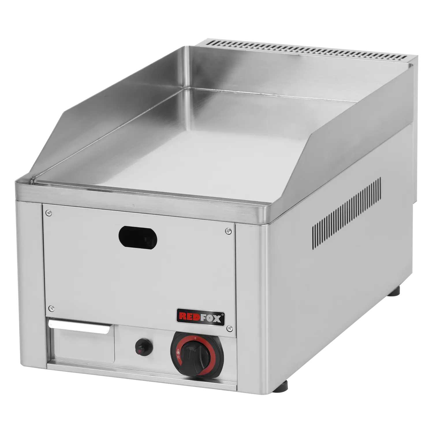Grilovací deska 32x48 plynová chromovaná hladká stolní | REDFOX - FTHC 30 G