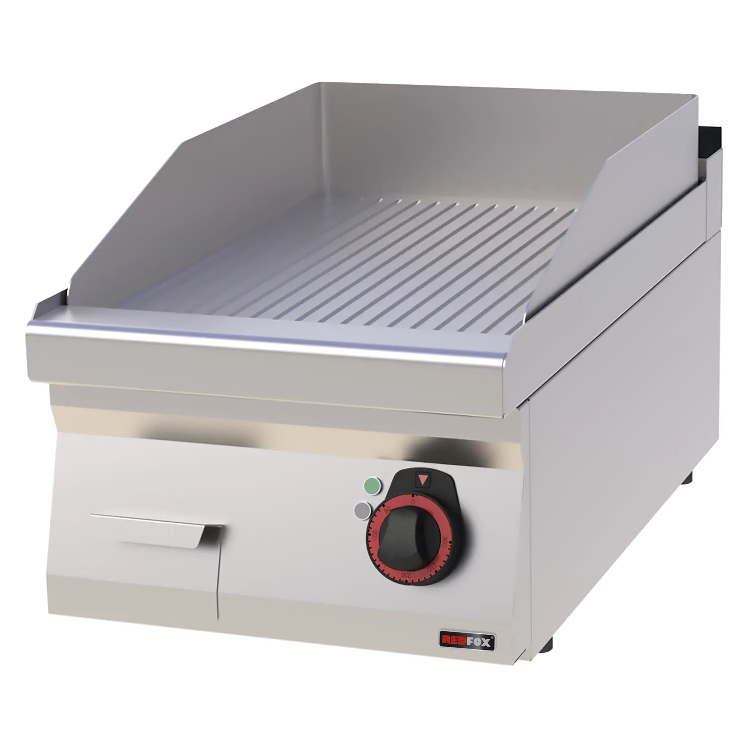Grilovací deska 40x51 elektrická rýhovaná bez podestavby 400 V | REDFOX - FTR 70/04 E