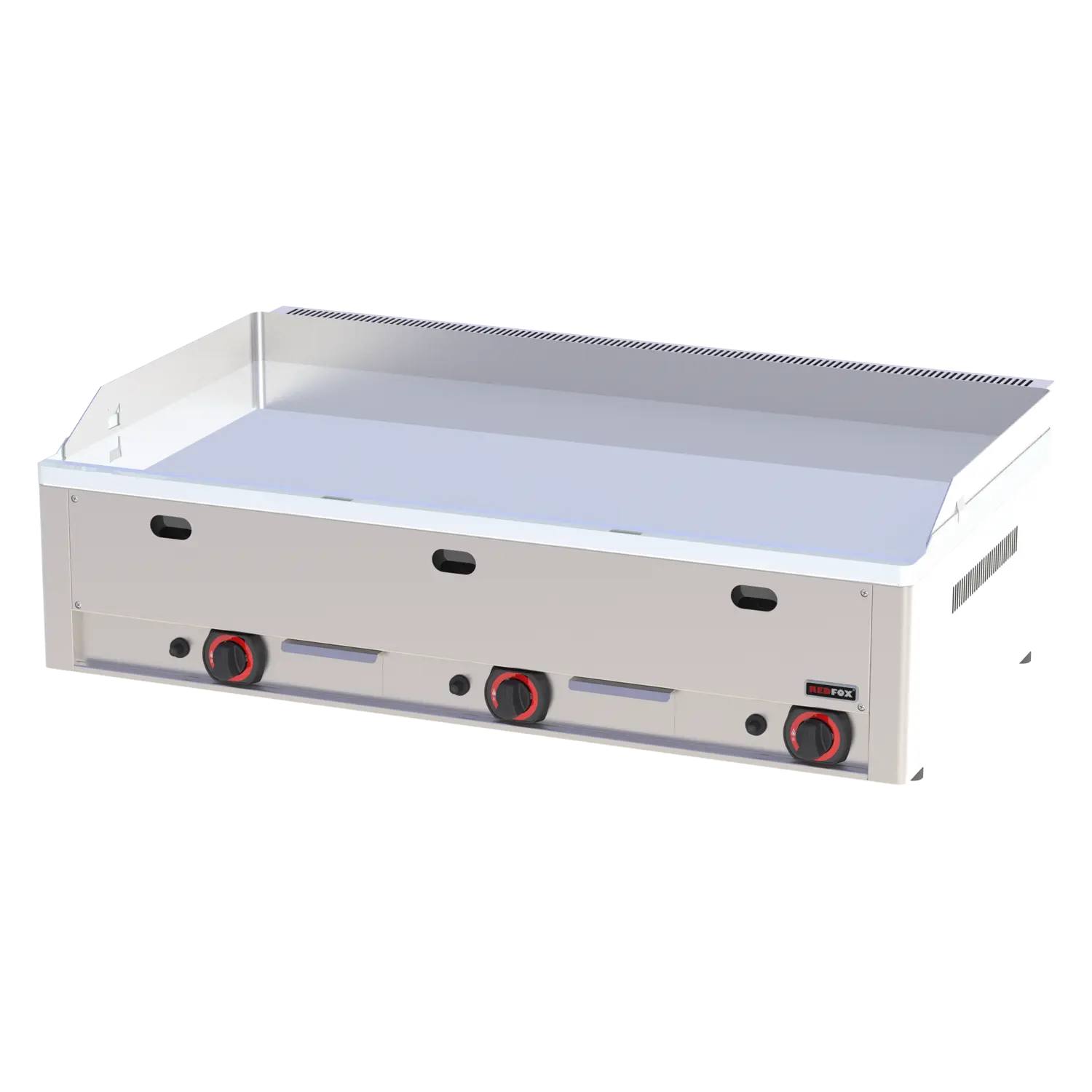 Grilovací deska 97x48 plynová chromovaná hladká stolní | REDFOX - FTHC 90 G