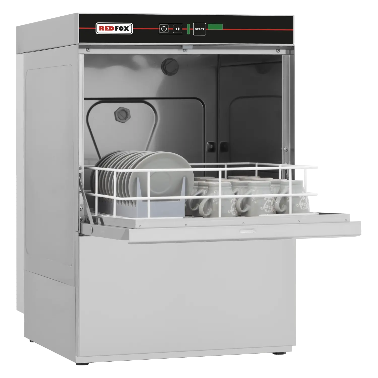 Myčka podstolová jednoplášťová s odpadovým čerpadlem 39x39 - 230 V | REDFOX - QQI 42 P