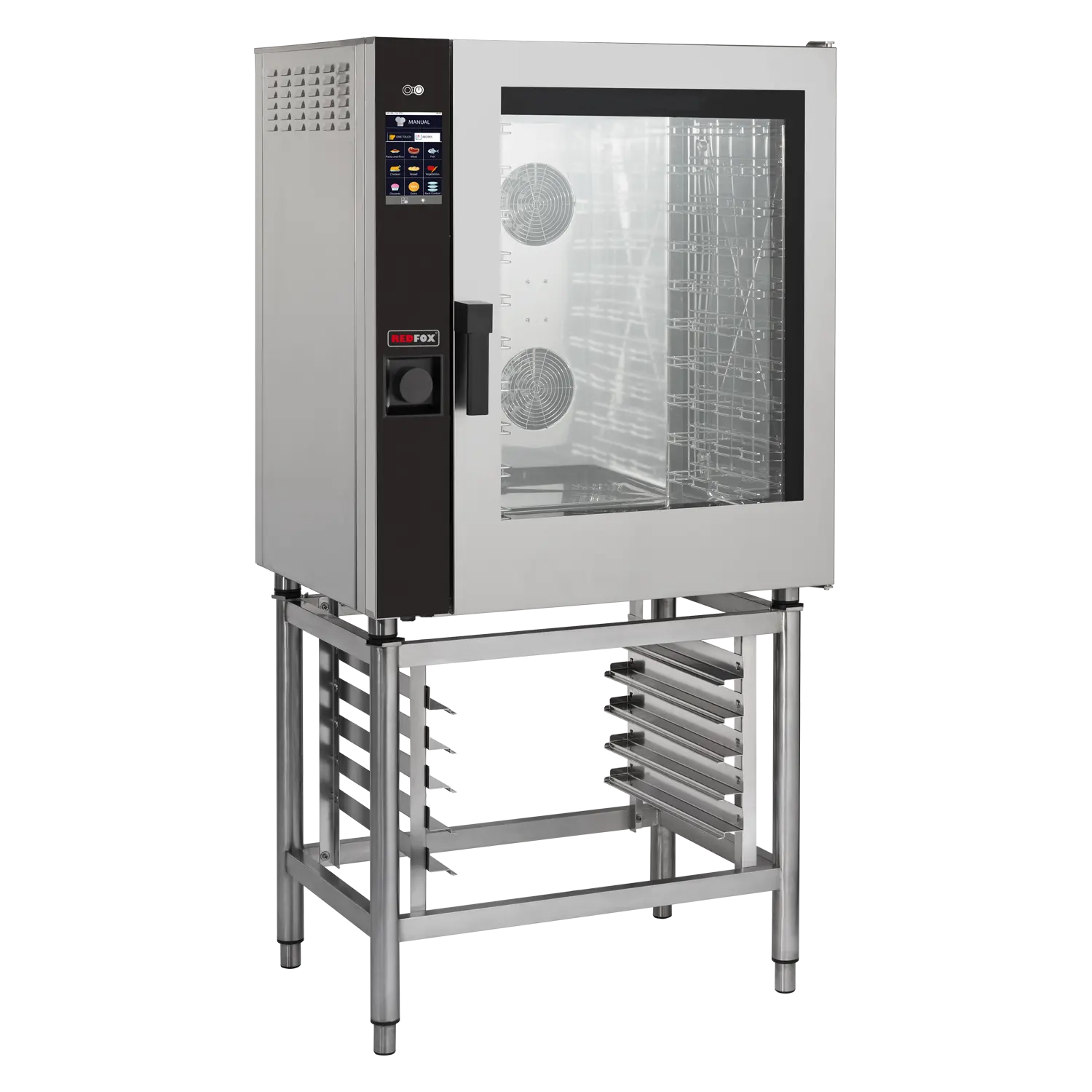 Konvektomat elektrický 10x GN 1/1, 17,4 kW, nástřik, dotykový, automatickámytí, pravé dveře | REDFOX - MPD 1011 X ERAM