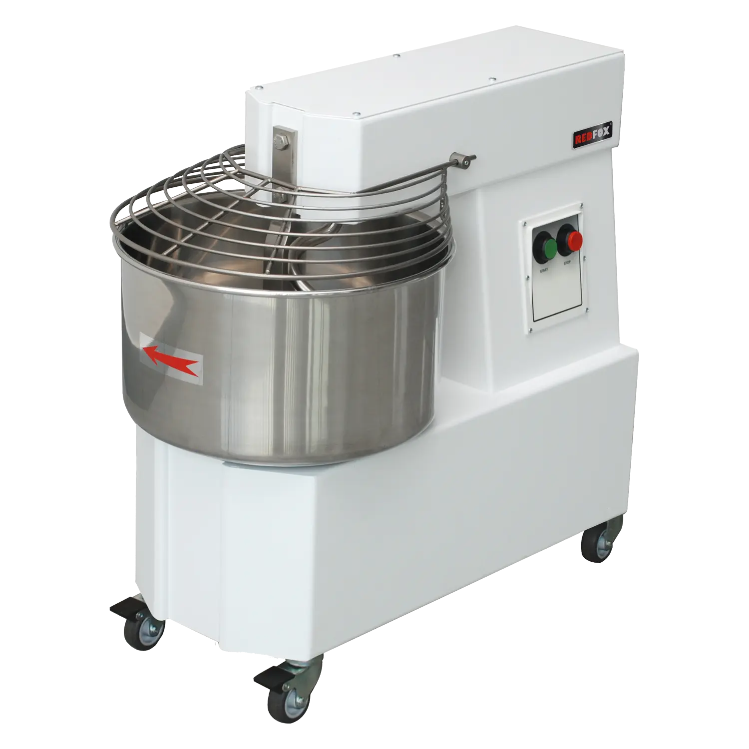 Hnětač těsta jednorychlostní neodnímatelná nádoba 20 l 230 V | REDFOX - HTF 20