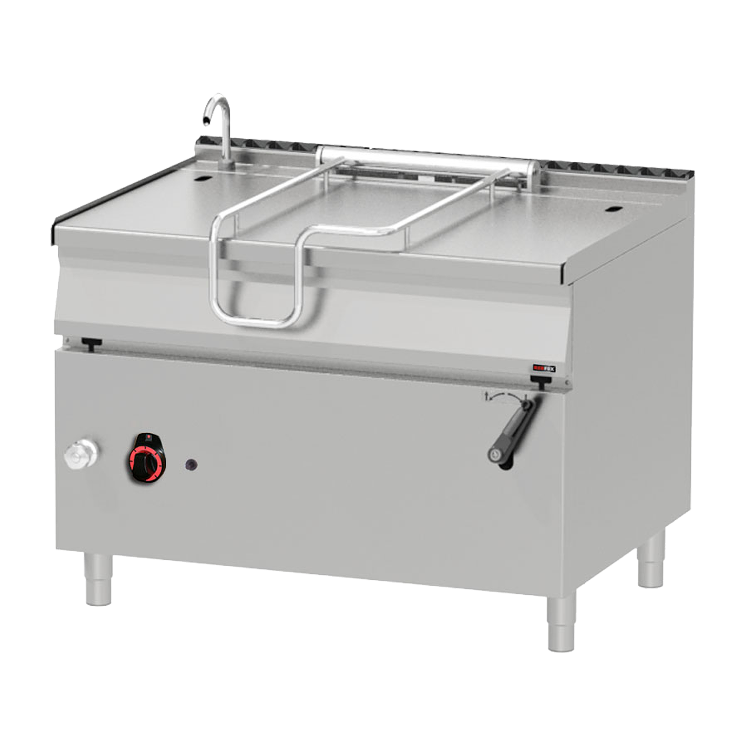 Pánev sklopná plynová s nerezovým dnem | REDFOX - BR 90/120 G/N 