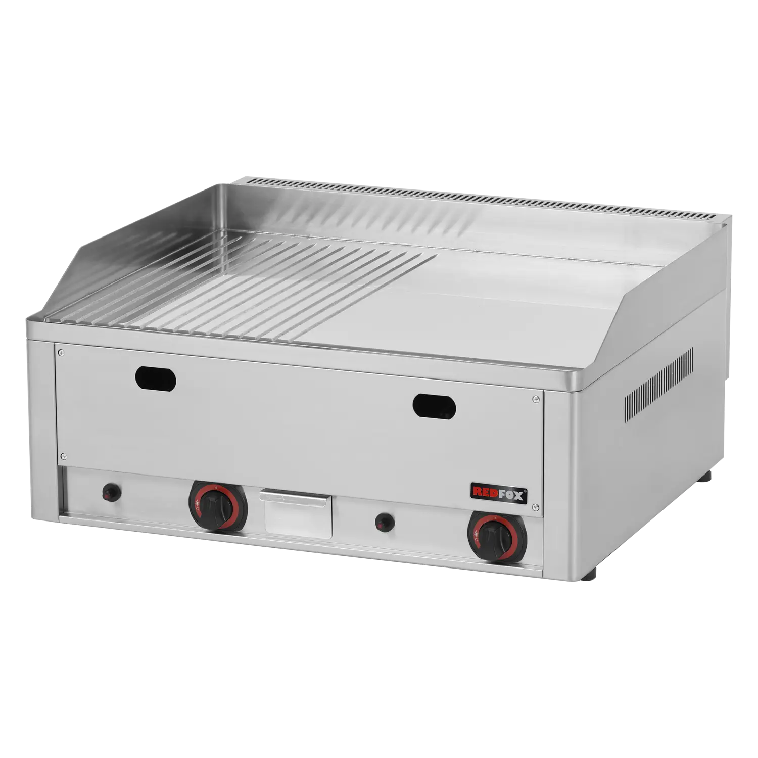 Grilovací deska 65x48 plynová chromovaná kombinovaná stolní | REDFOX - FTHRC 60 G
