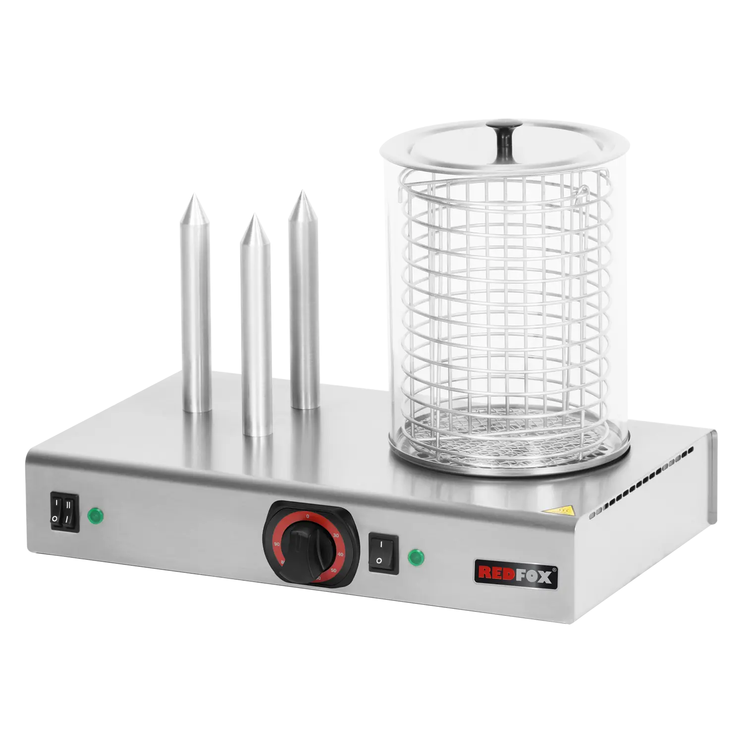 Hot dog 3 trn s košíkem s nádobou | REDFOX - HD 03 NK