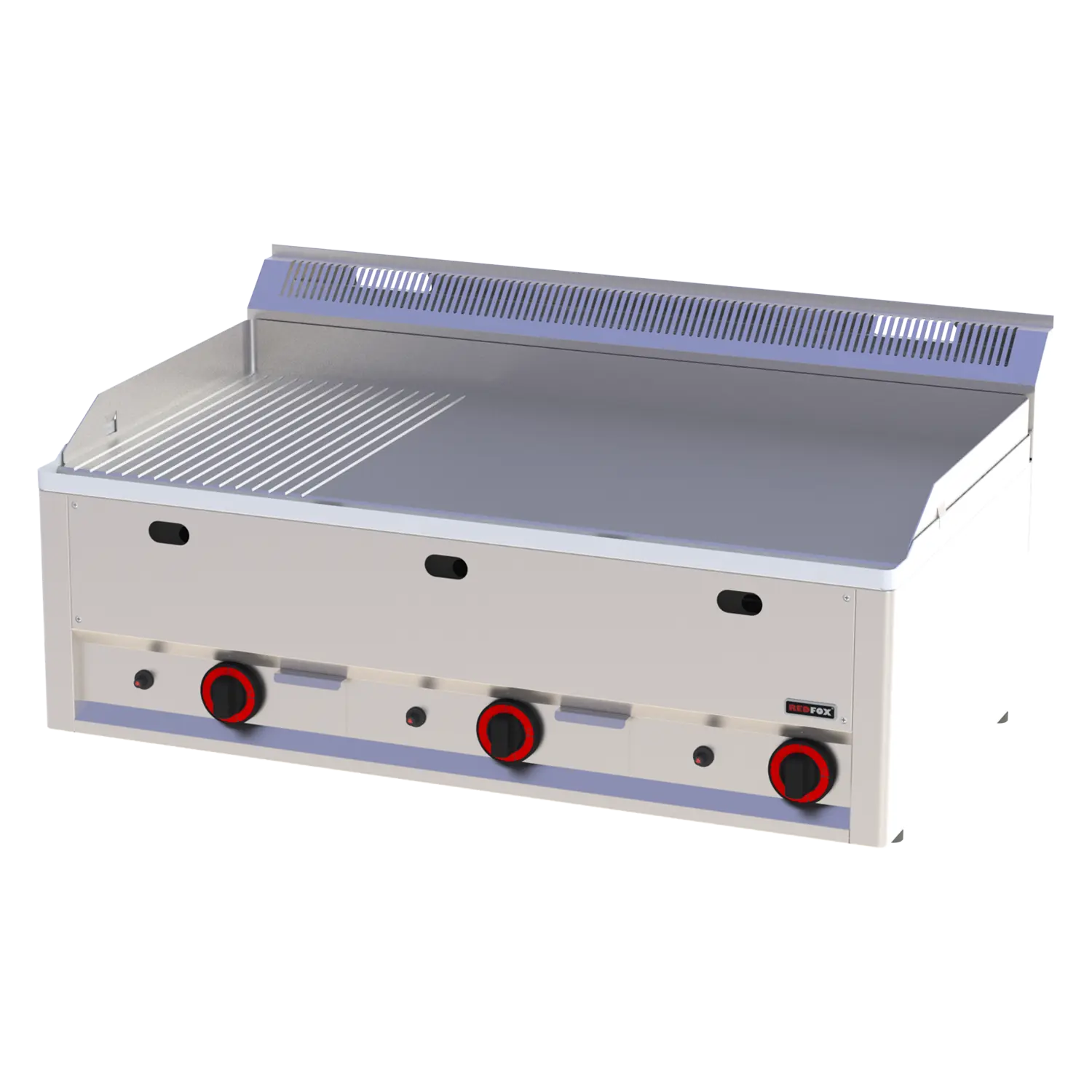 Grilovací deska 97x48 plynová kombinovaná bez podestavby | REDFOX - FTHR 90 GL