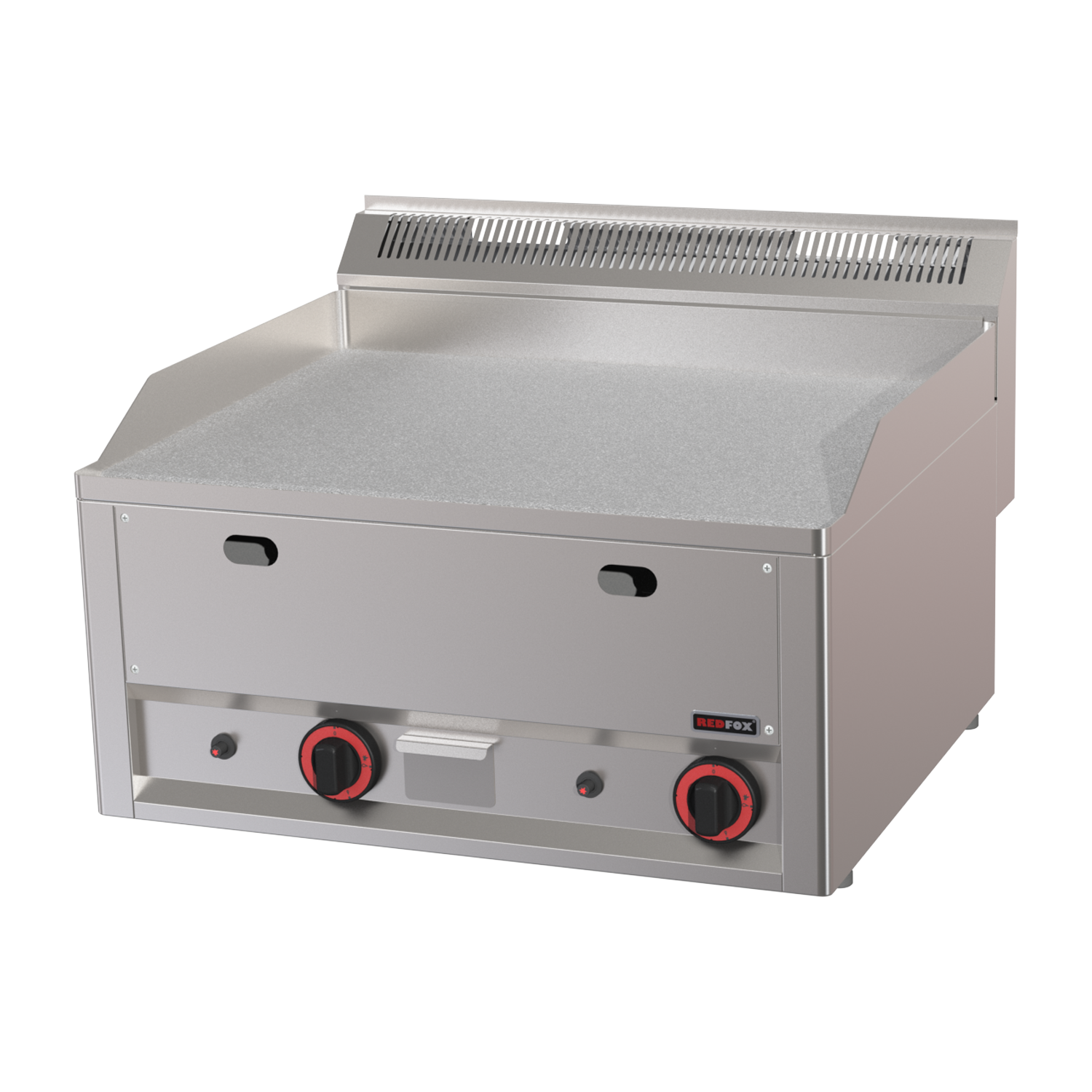 Grilovací deska 65x48 plynová durable chrom hladká bez podestavby | REDFOX - FTHC 60 GL