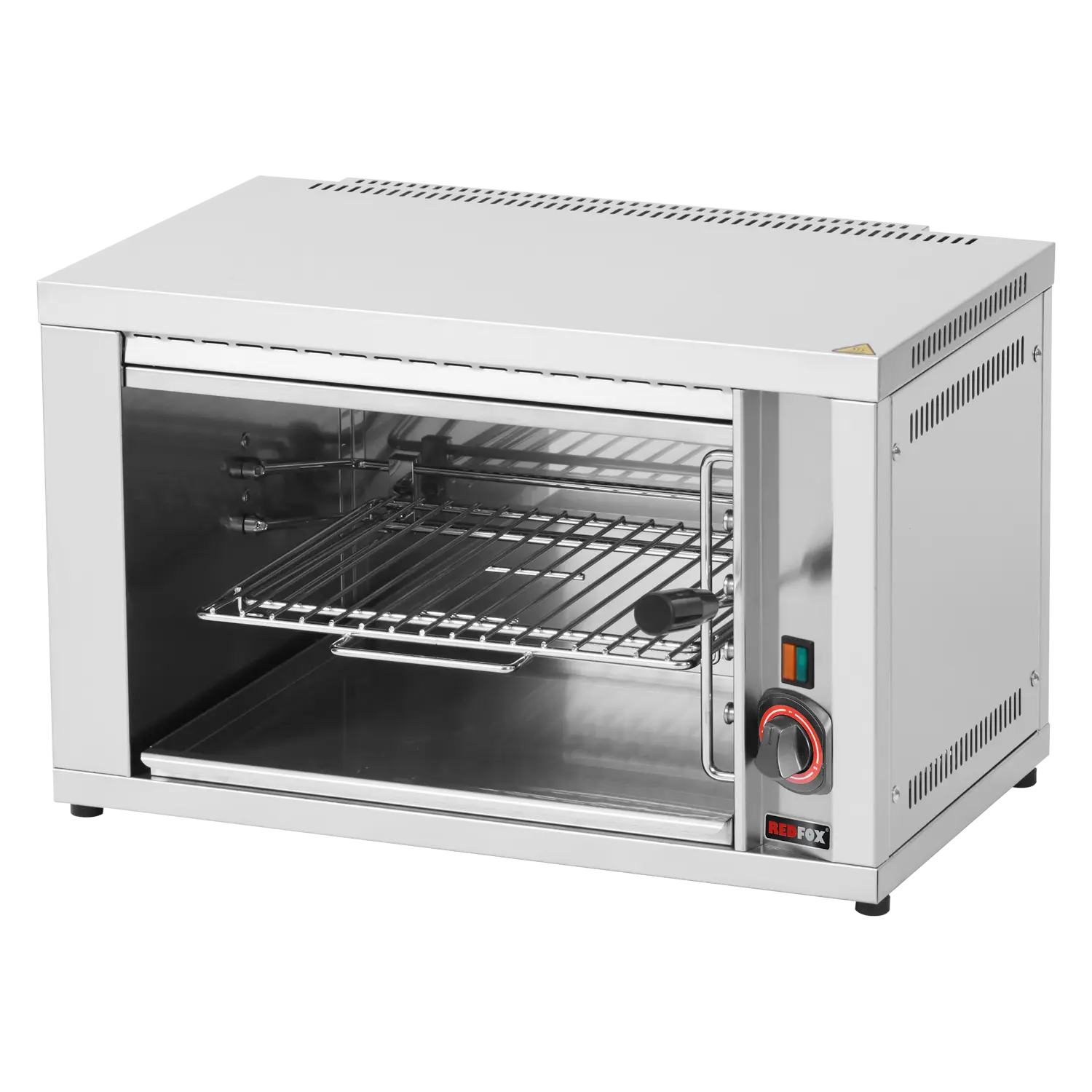 Salamandr manuální 1 těleso posuvný rošt 230 V | REDFOX - SE 40 M