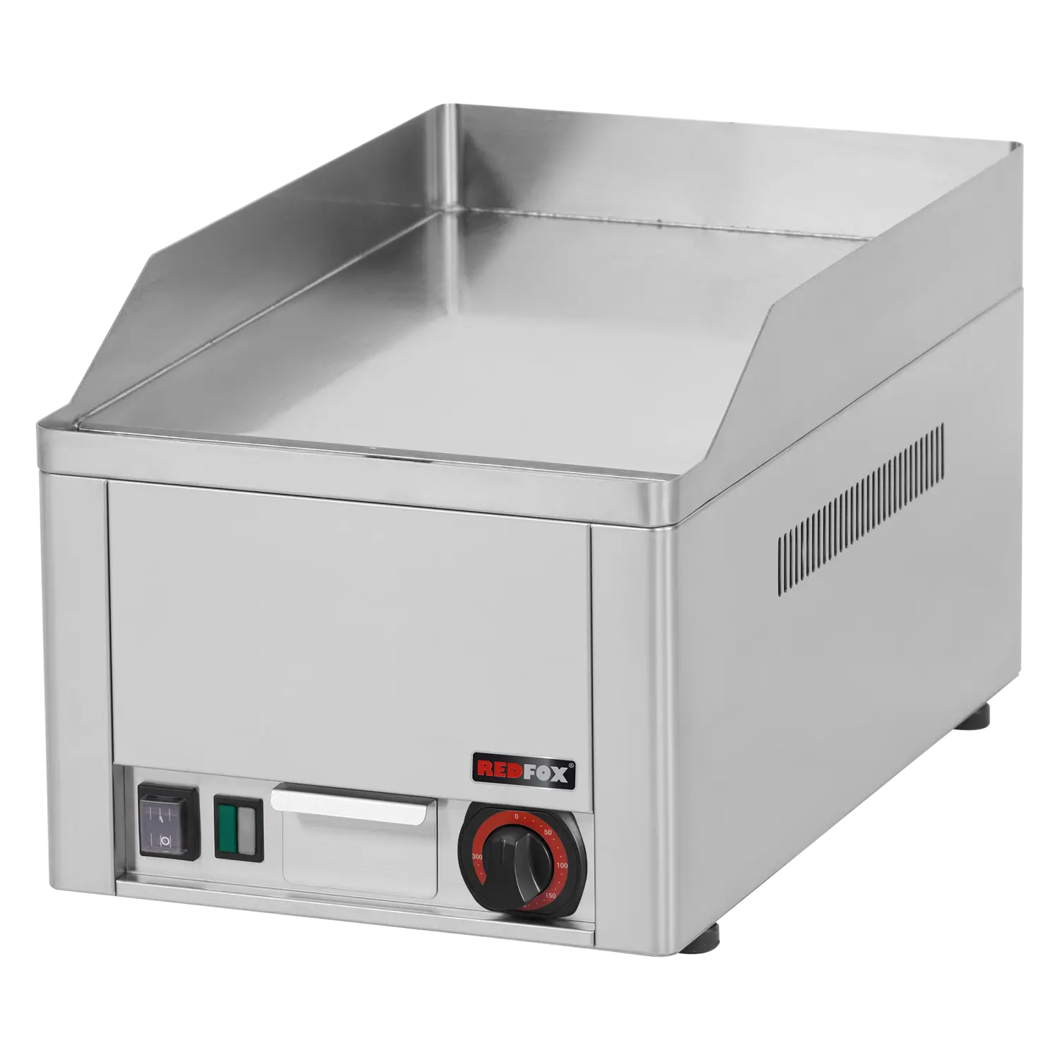 Grilovací deska 32x48 elektrická chromovaná hladká stolní 230 V | REDFOX - FTHC 30 E