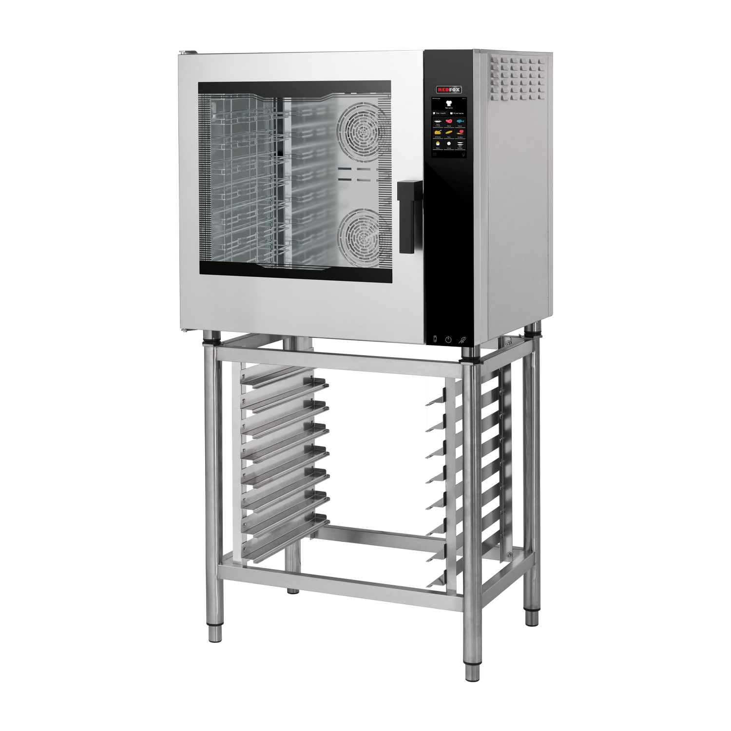 Konvektomat elektrický nástřik dotykový barevný levé dveře 7x GN 1/1 | REDFOX - MPDN 0711 EL