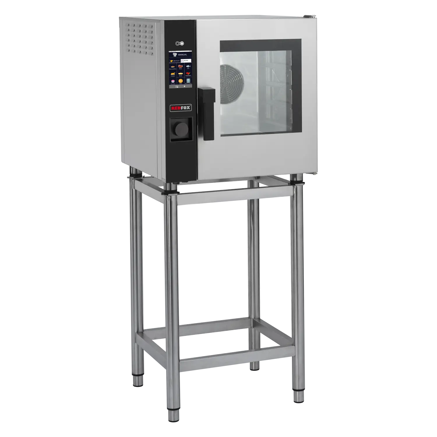 Konvektomat elektrický 5x GN 2/3 zesílená verze nástřik dotykový barevný pravé dveře | REDFOX - MPD 0523 X ER