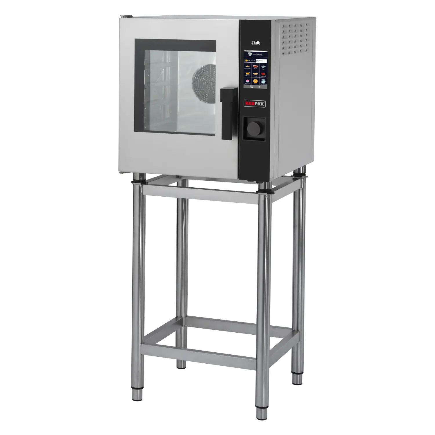 Konvektomat elektrický 5x GN 2/3 nástřik dotykový barevný levé dveře | REDFOX - MPD 0523 EL