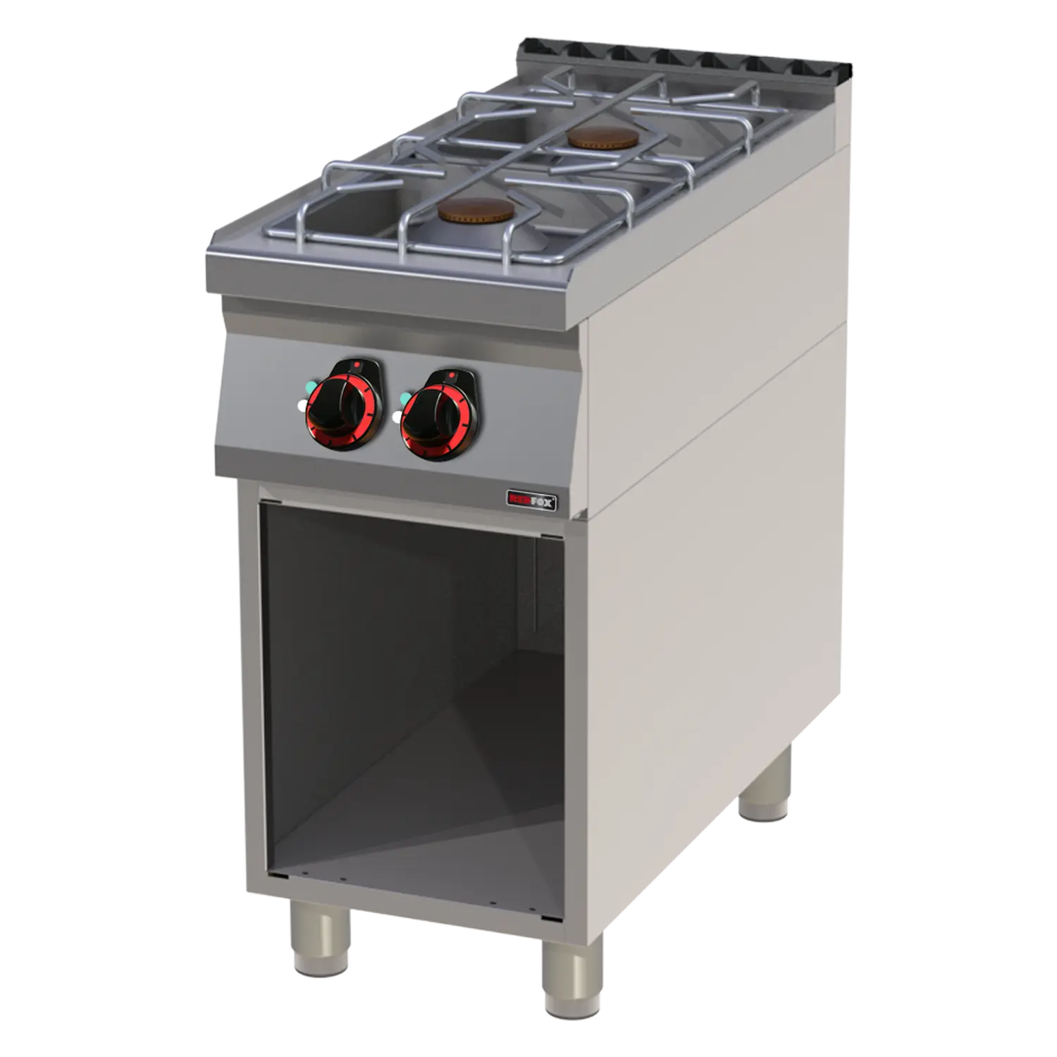 Sporák plynový 2x hořák s podestavbou | REDFOX - SP 90/40 G