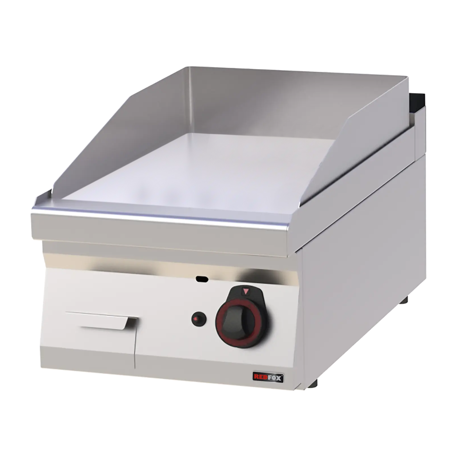 Grilovací deska 40x51 plynová chromovaná hladká bez podestavby | REDFOX - FTHC 70/04 G