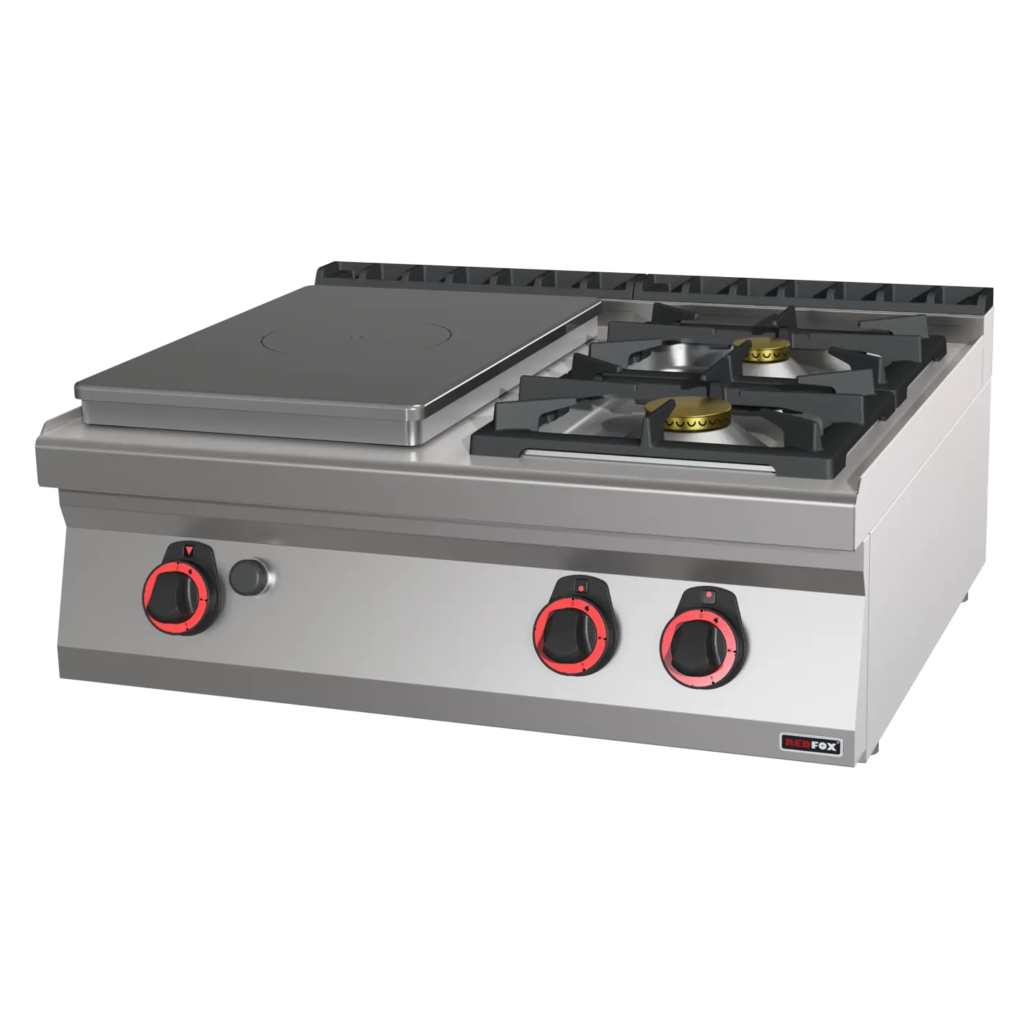 Sporák tálový plynový 3x hořák bez podestavby | REDFOX - STP 70/08 G