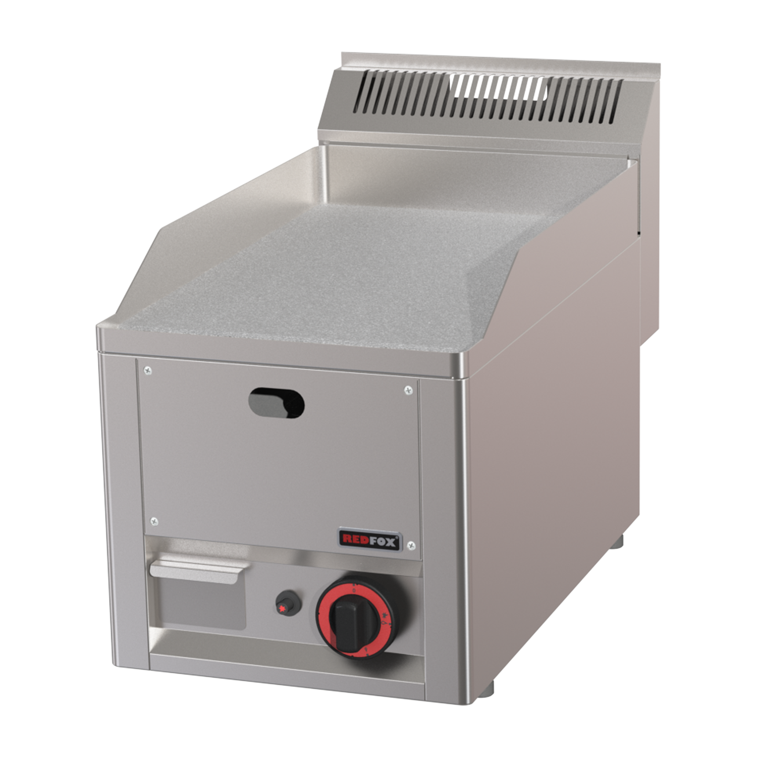 Grilovací deska 32x48 plynová durable chrom hladká bez podestavby | REDFOX - FTHC 30 GL