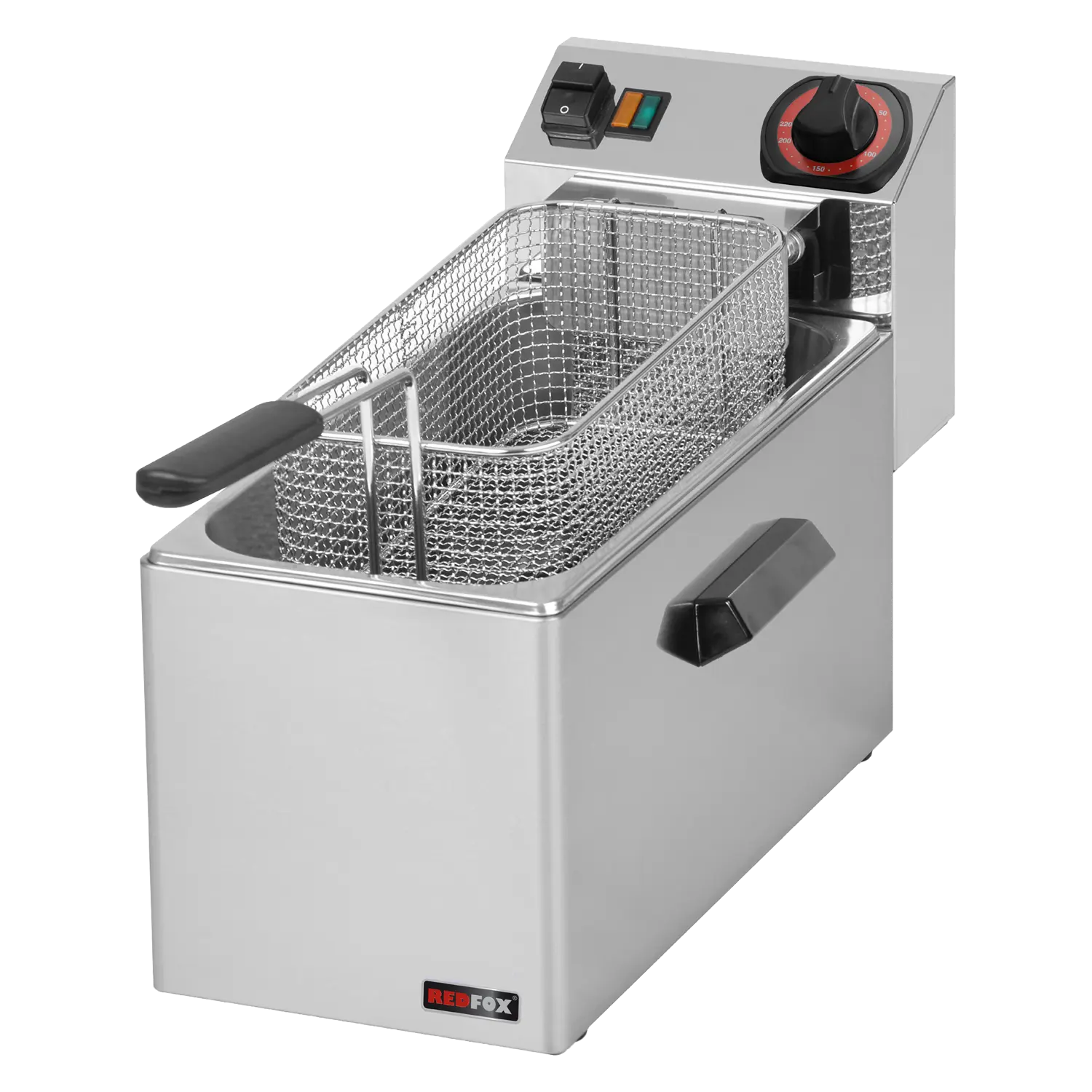 Fritéza na ryby elektrická 0,75 kW/l, 8 l stolní 230 V | REDFOX - FE 08