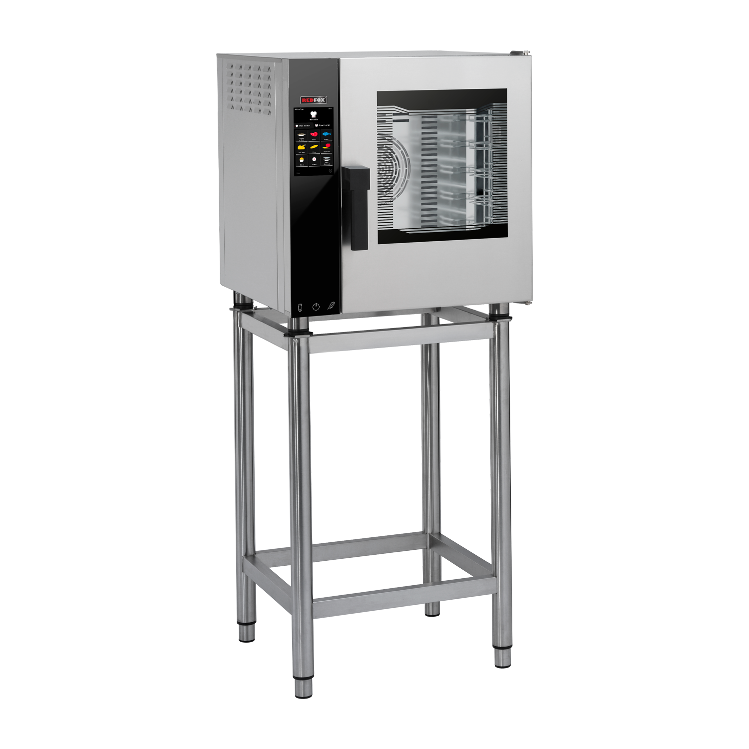 Konvektomat elektrický zesílená verze nástřik dotykový barevný automatické mytí pravé dveře 5x GN 2/3 | REDFOX - MPDN 0523 X ERAM